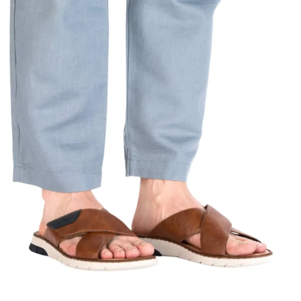 Clearance Rieker Sandal Herre Brun
