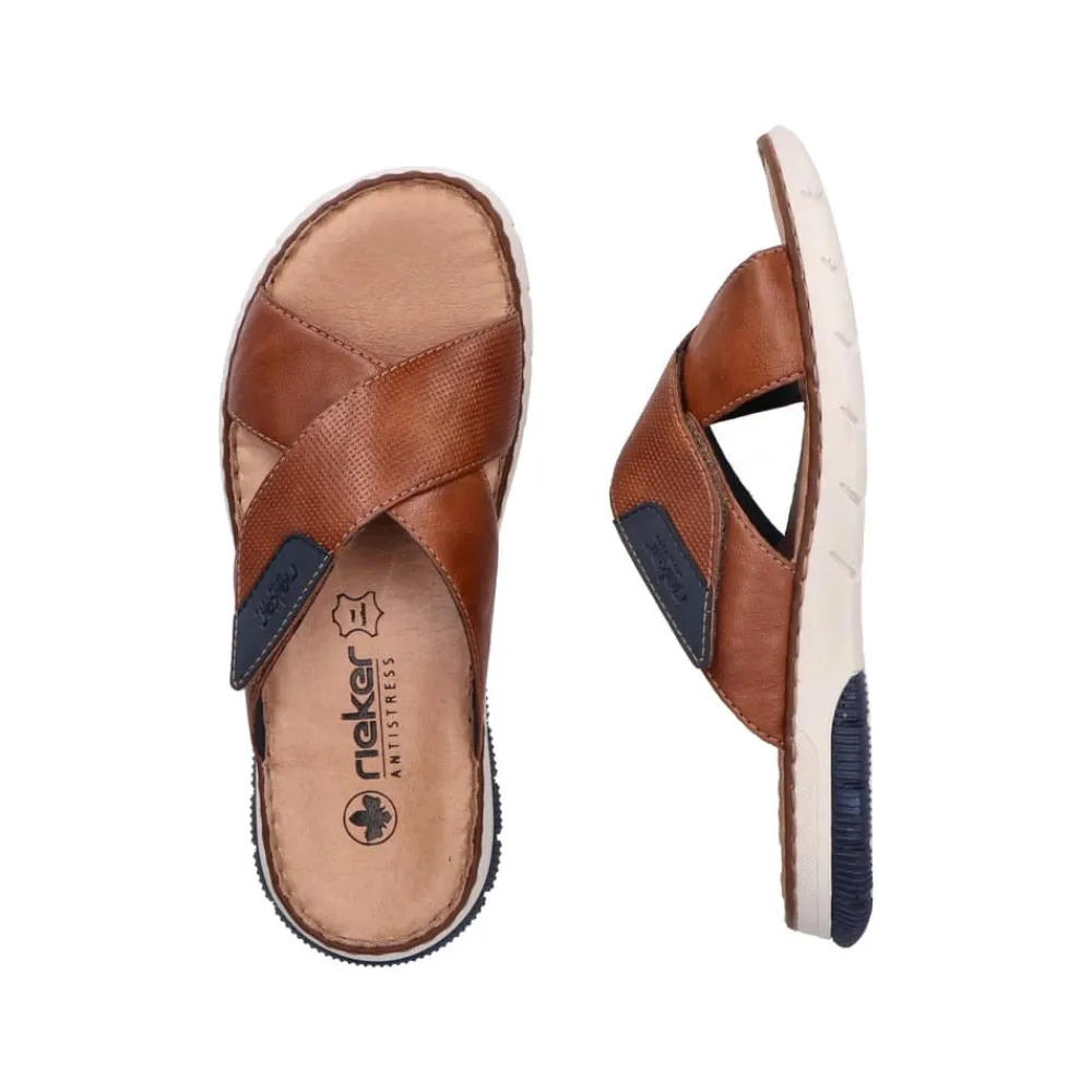 Clearance Rieker Sandal Herre Brun