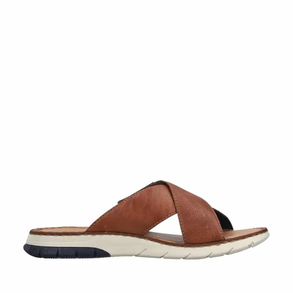 Clearance Rieker Sandal Herre Brun