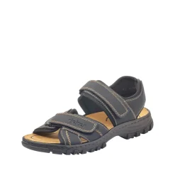 Sale Rieker Sandal Herre Sort