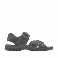 Sale Rieker Sandal Herre Sort
