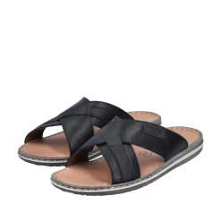 Sale Rieker Sandal Herre Sort