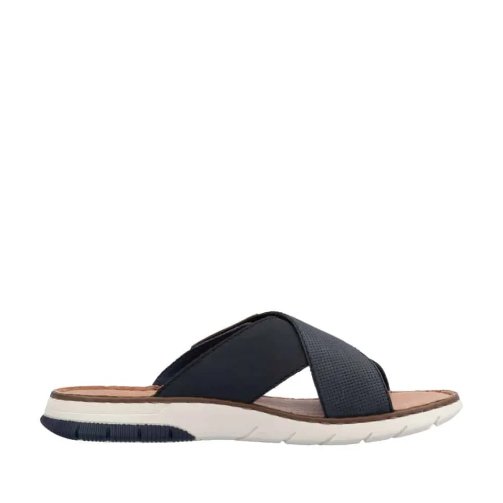 New Rieker Sandal Herre Blå