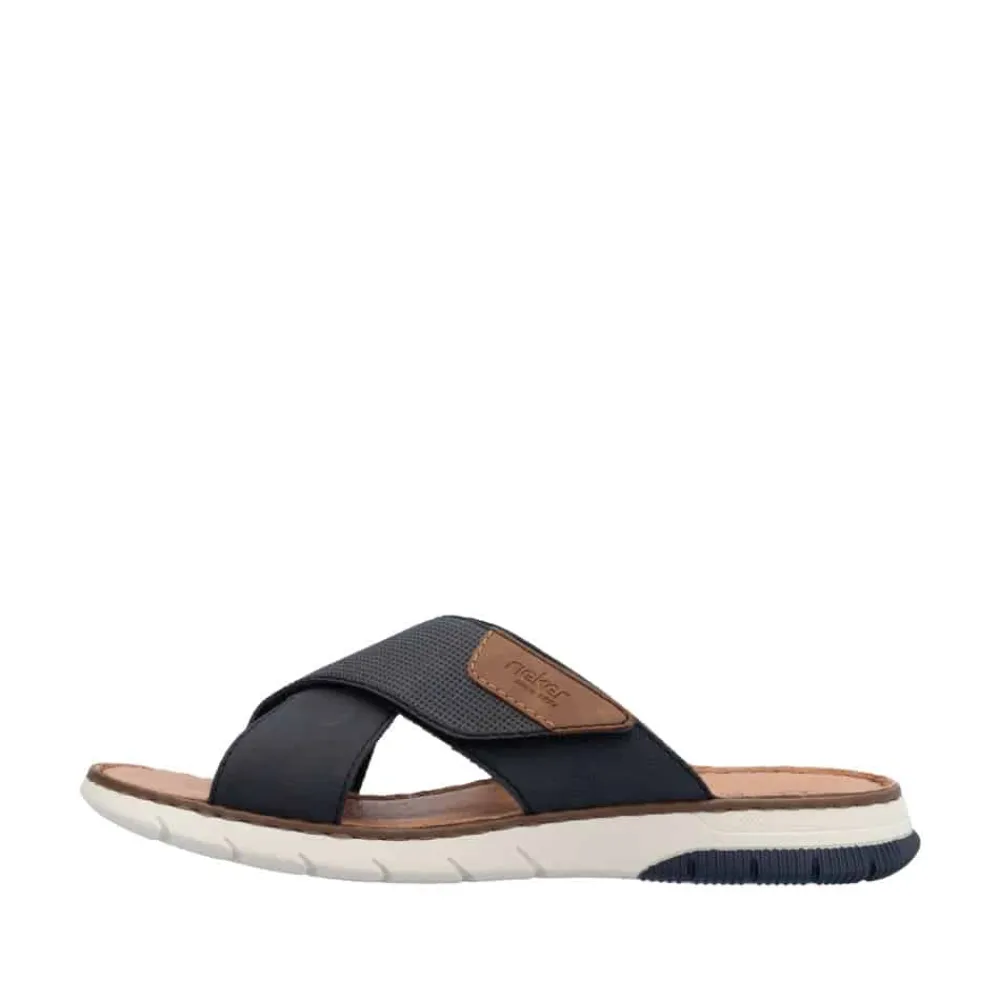 New Rieker Sandal Herre Blå