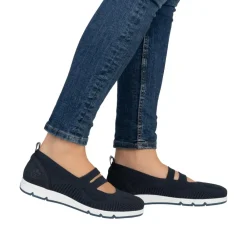 New Rieker Sko Dame Blå