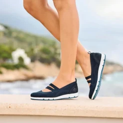 New Rieker Sko Dame Blå