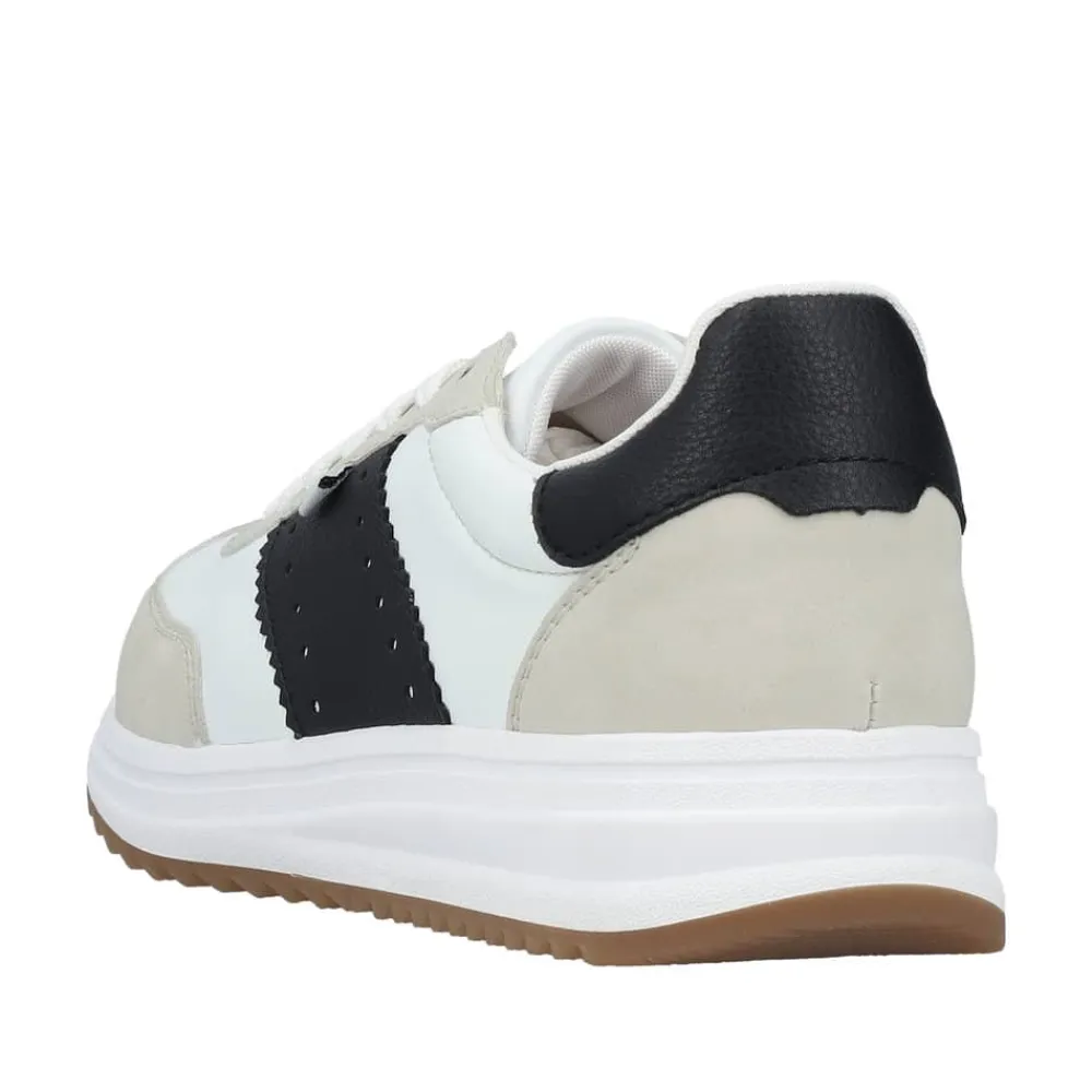 Outlet Rieker Sneakers Dame Hvid