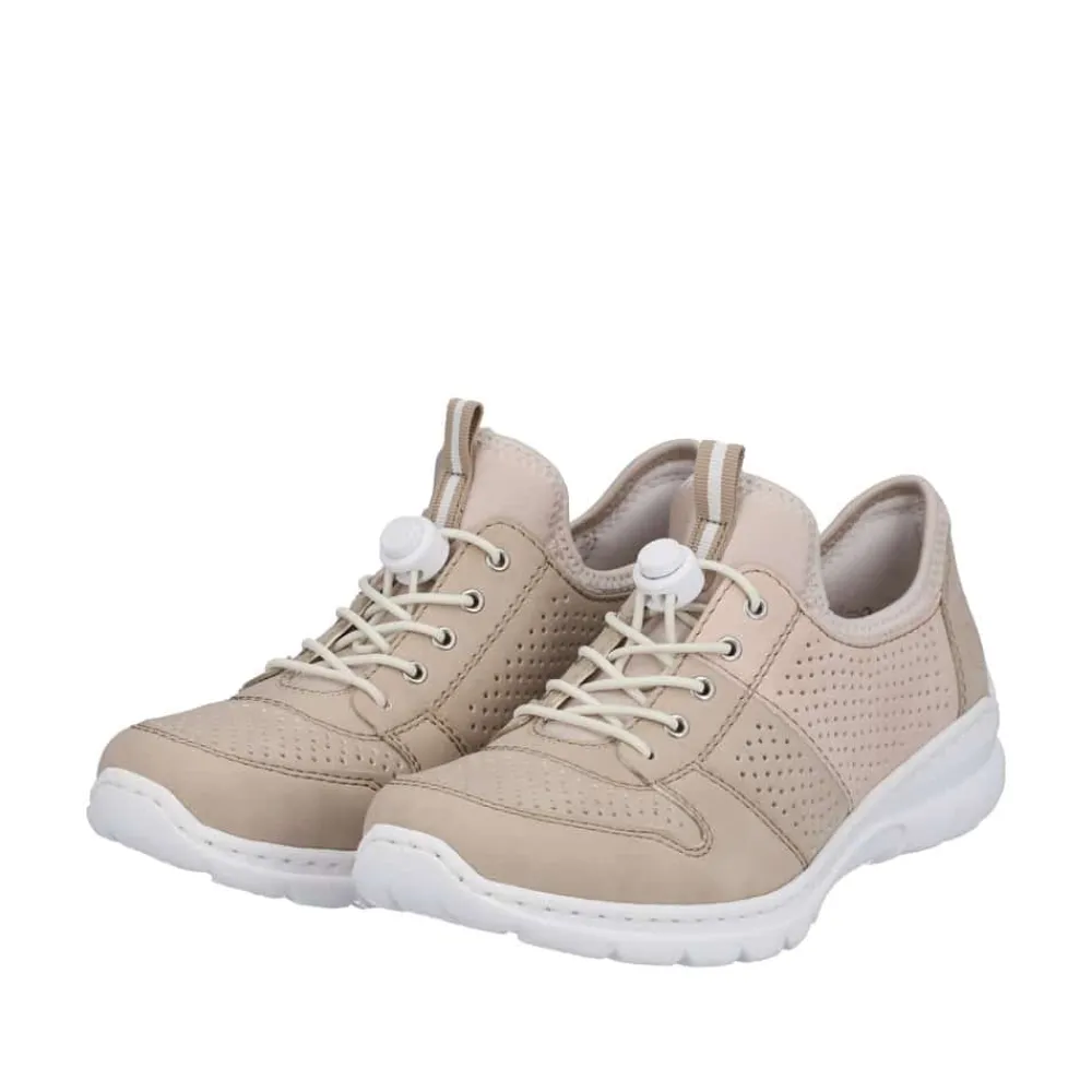 Outlet Rieker Sneakers Dame Beige