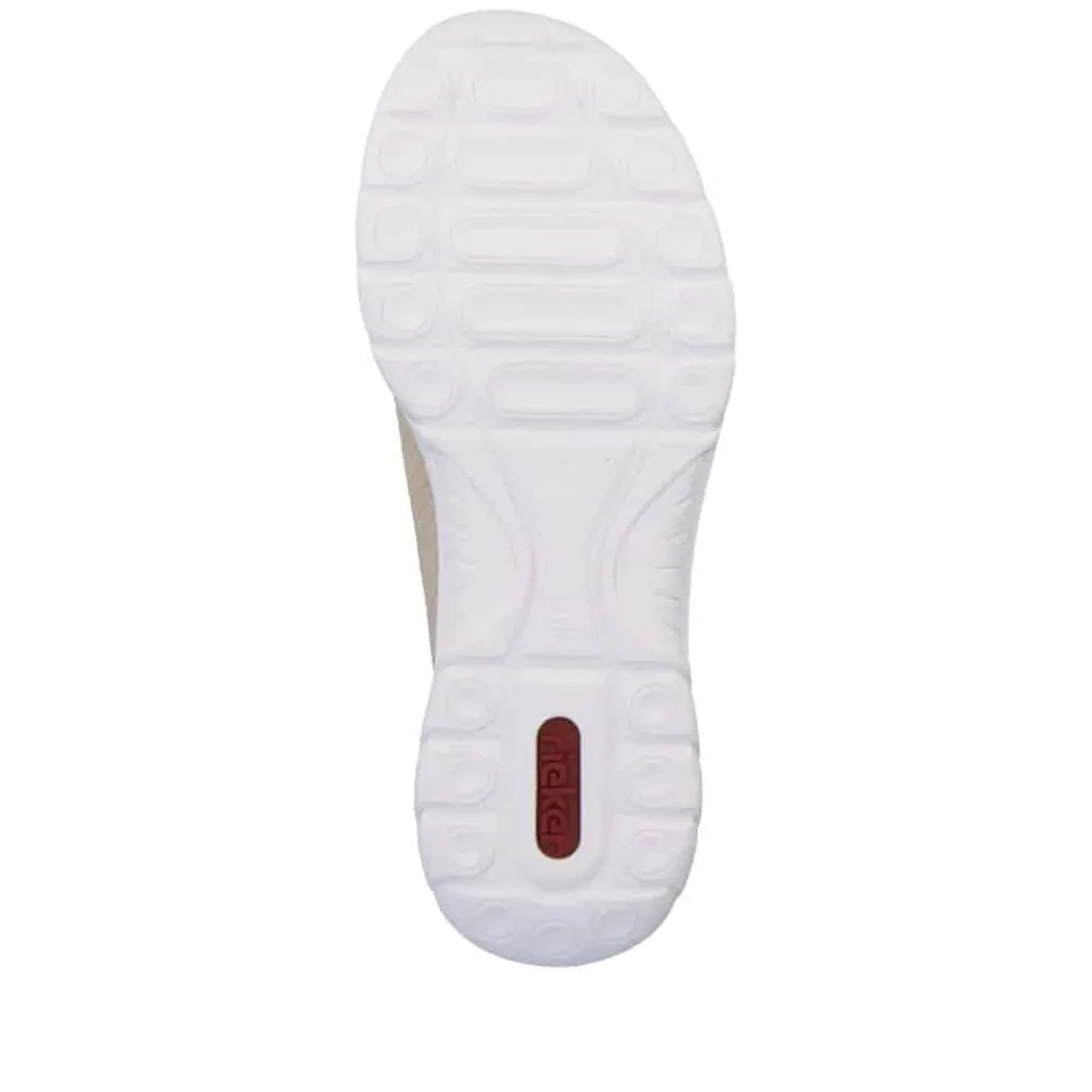 Outlet Rieker Sneakers Dame Beige