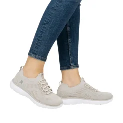 Outlet Rieker Sneakers Dame Beige