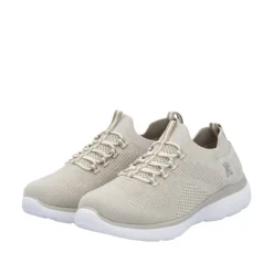 Outlet Rieker Sneakers Dame Beige