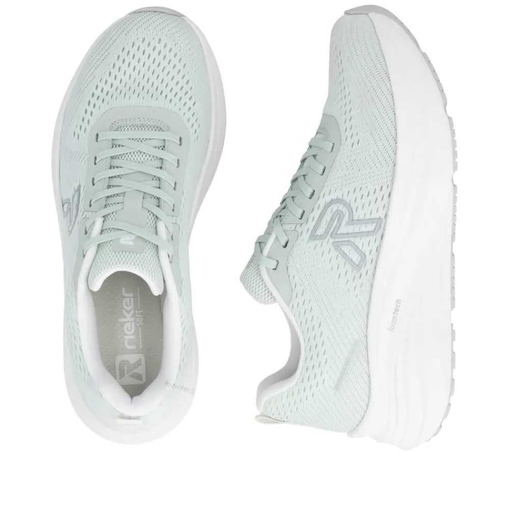 Clearance Rieker Sneakers Dame Grøn