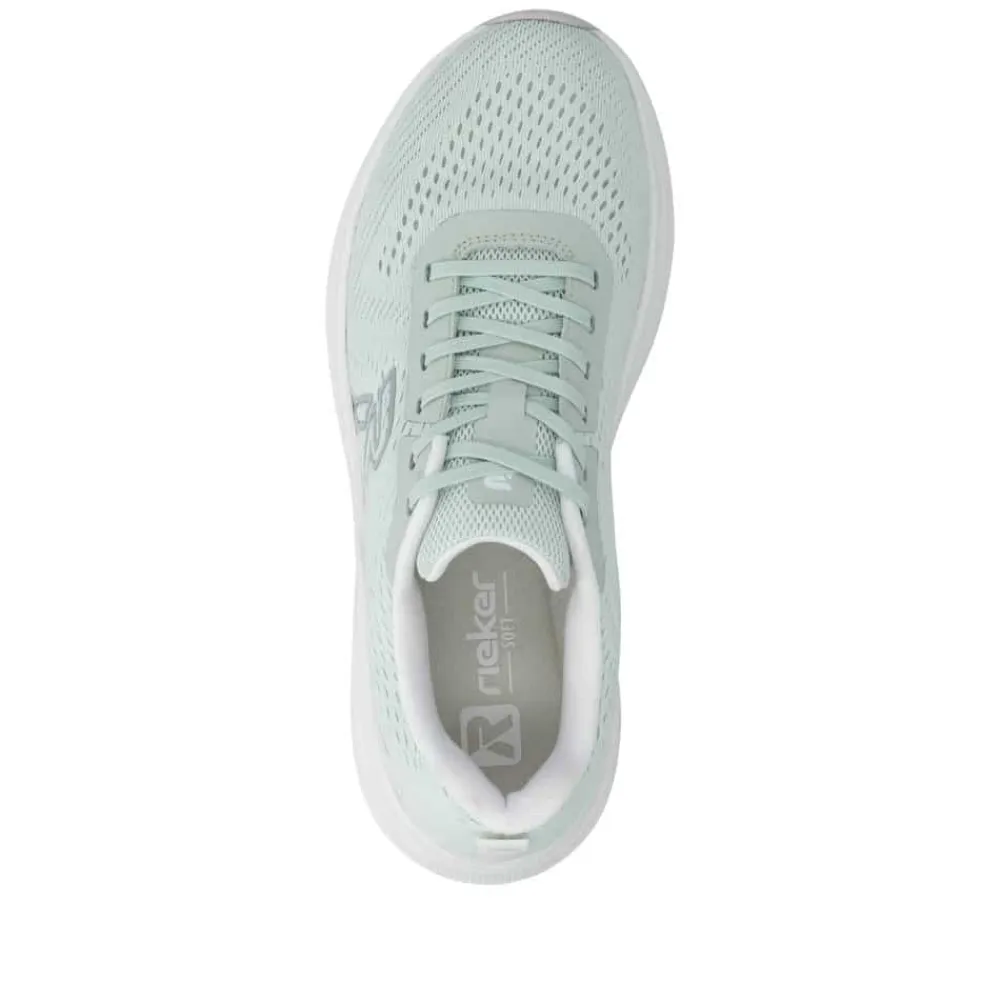 Clearance Rieker Sneakers Dame Grøn