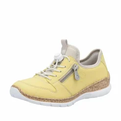 Best Rieker Sneakers Dame Gul