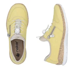 Best Rieker Sneakers Dame Gul
