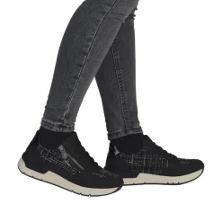 Sale Rieker Sneakers Dame Sort