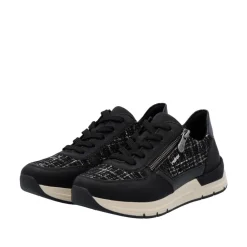 Sale Rieker Sneakers Dame Sort