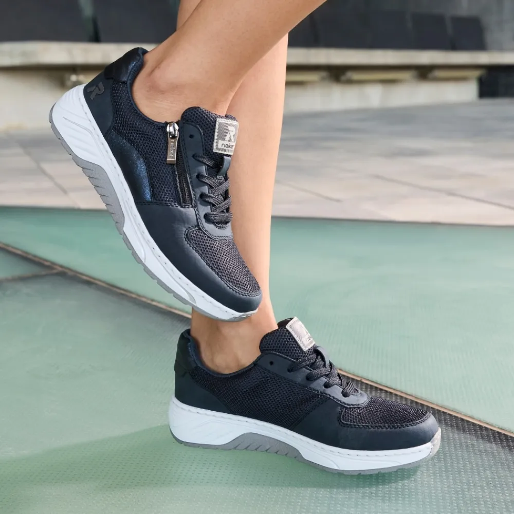 Rieker Sneakers Dame Blå
