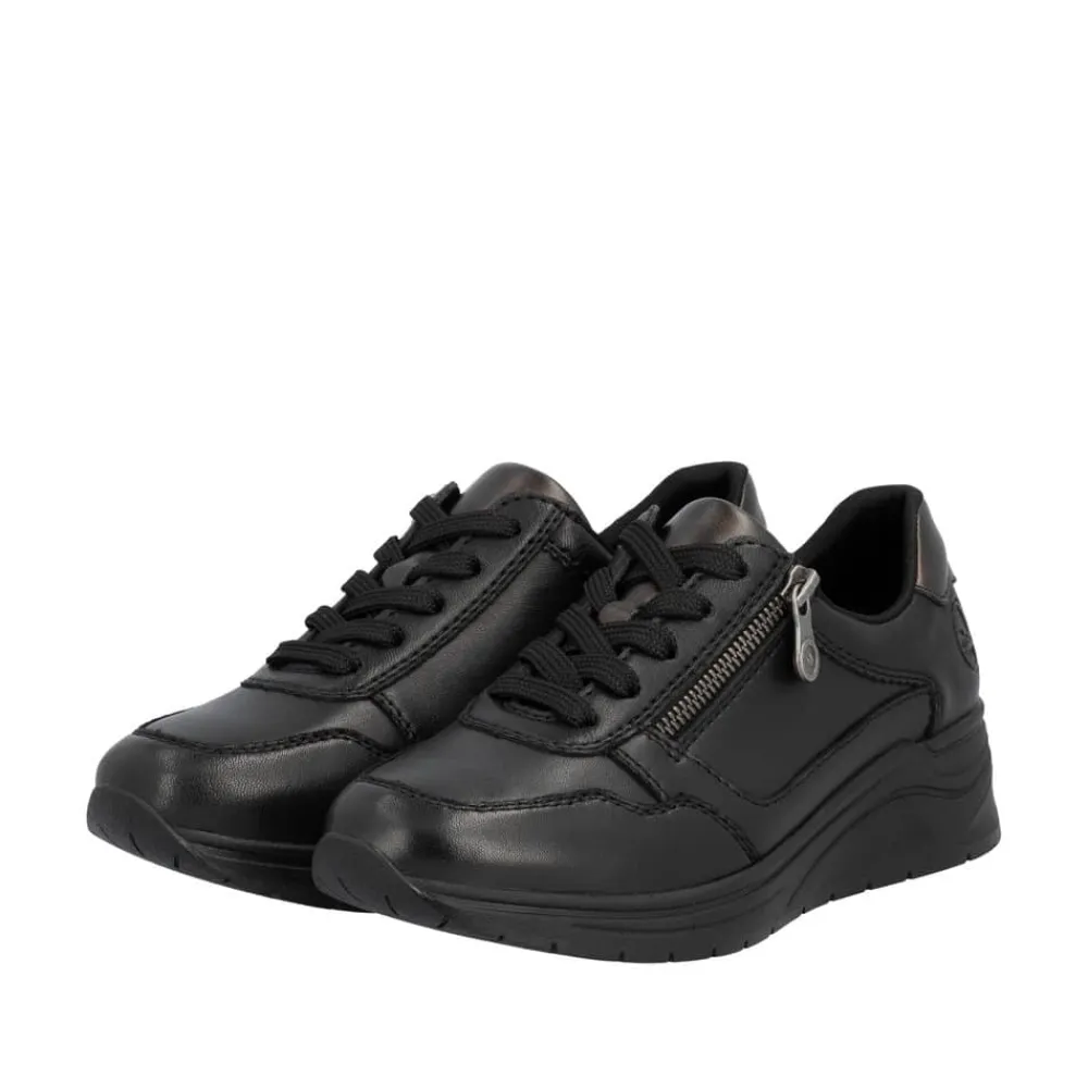 Discount Rieker Sneakers Dame Sort