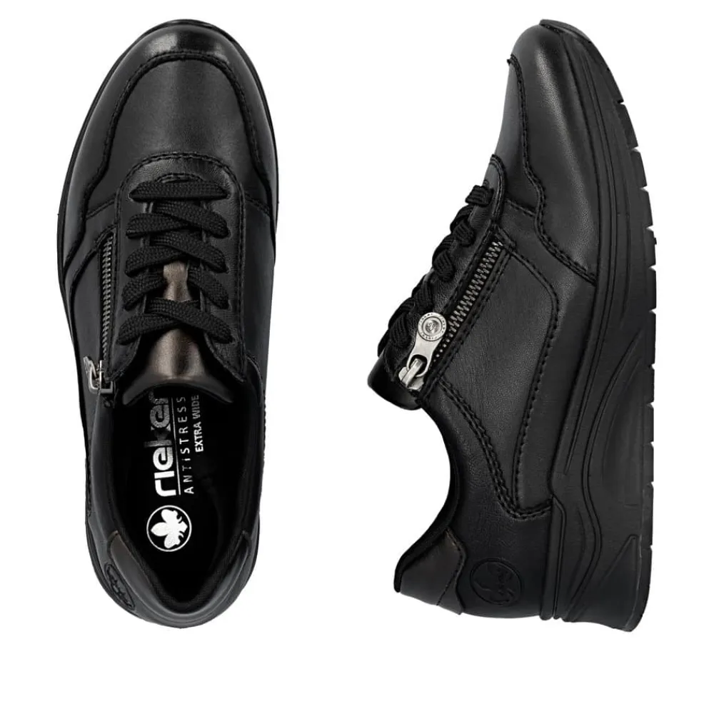 Discount Rieker Sneakers Dame Sort