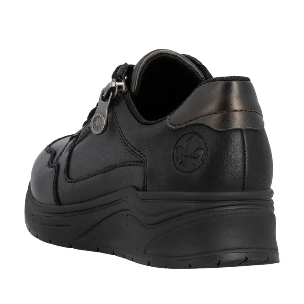 Discount Rieker Sneakers Dame Sort