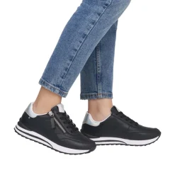 Discount Rieker Sneakers Dame Sort