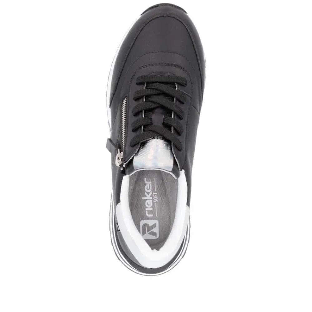 Discount Rieker Sneakers Dame Sort