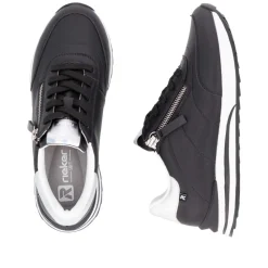 Discount Rieker Sneakers Dame Sort