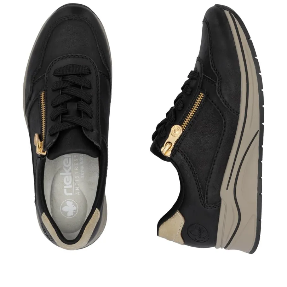 Clearance Rieker Sneakers Dame Sort