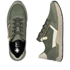 Rieker Sneakers Dame Grøn