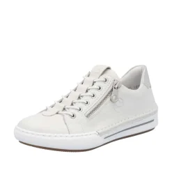 New Rieker Sneakers Dame Hvid