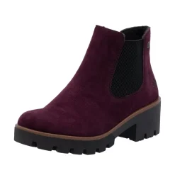 Online Rieker Støvle Dame Rød