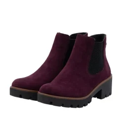 Online Rieker Støvle Dame Rød