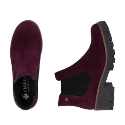 Online Rieker Støvle Dame Rød