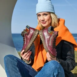 Discount Rieker Støvle Dame Rød