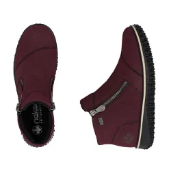 New Rieker Støvle Dame Rød