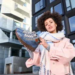 New Rieker Støvle Dame Blå