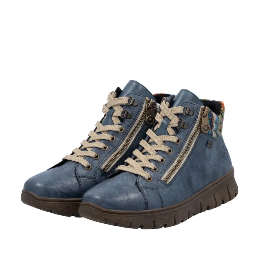 New Rieker Støvle Dame Blå