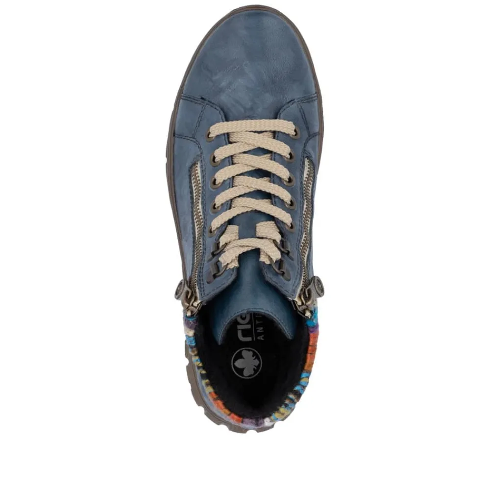 New Rieker Støvle Dame Blå