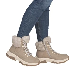 New Rieker Støvle Dame Beige