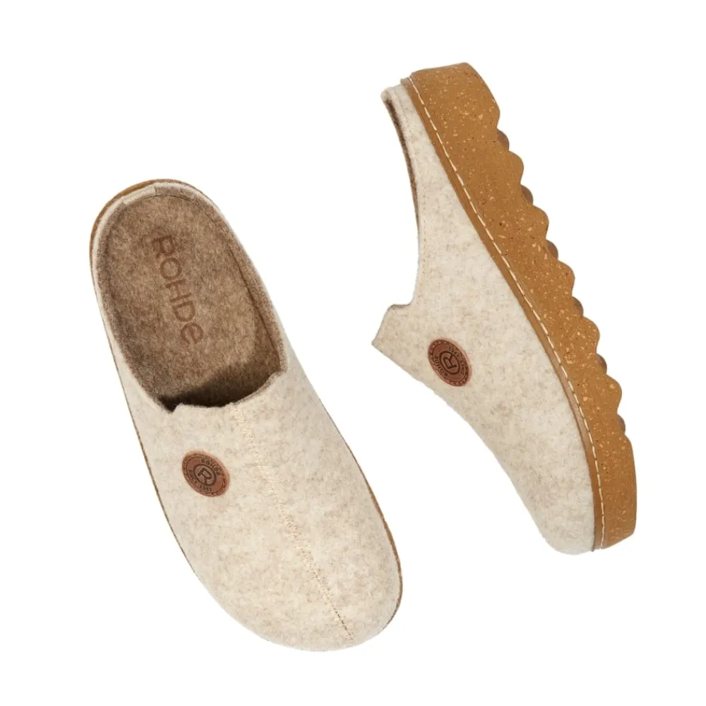 Discount Rohde Easys N°35 Hjemmesko Dame Beige