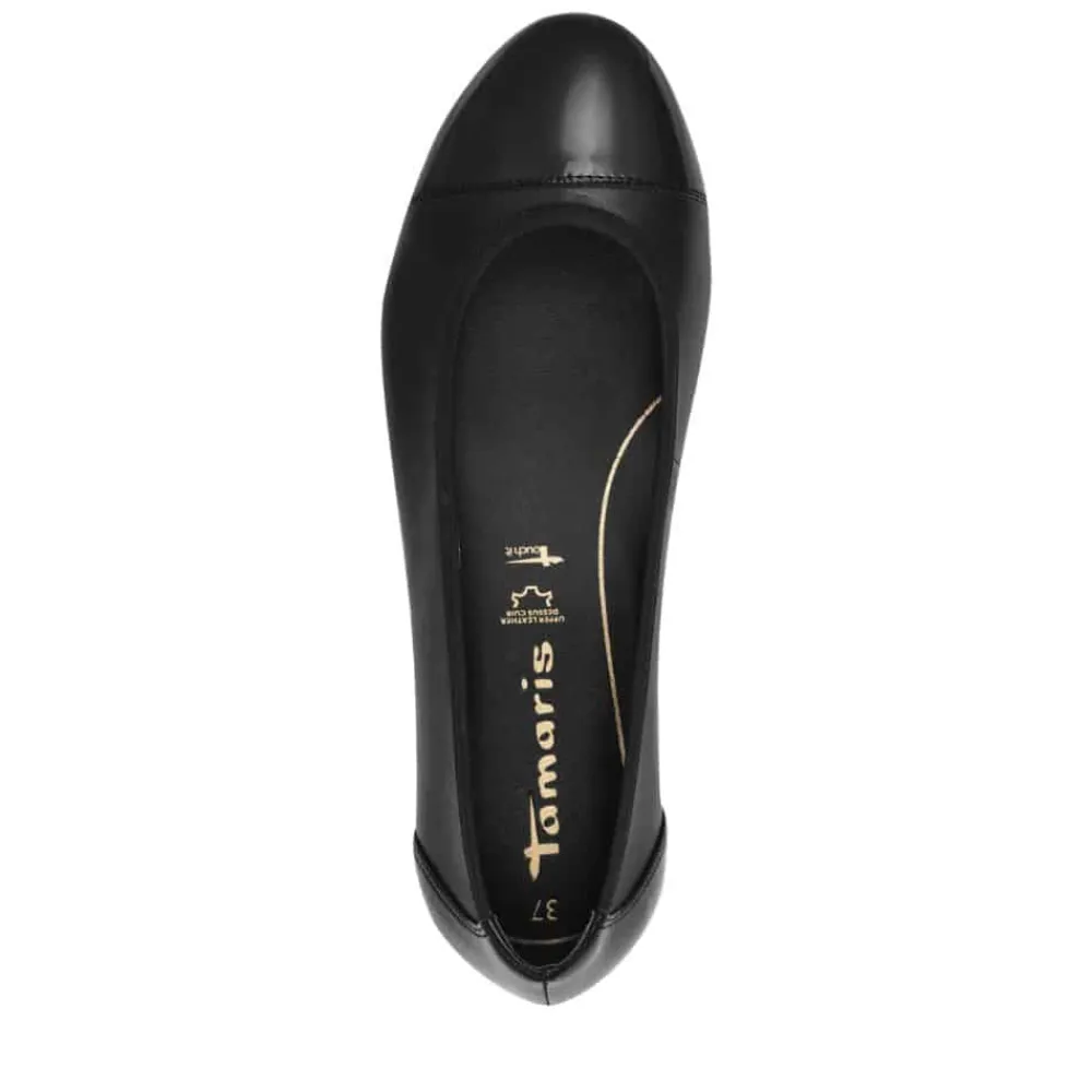 Hot Tamaris Ballerinasko Dame Sort