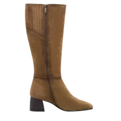 Hot Tamaris Lang Støvle Dame Brun